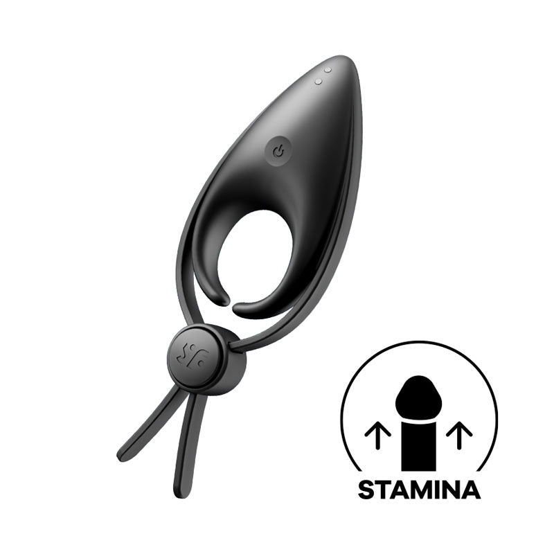 Satisfyer - sniper - cock ring - Black, Product side view  | Flirtybay.com.au